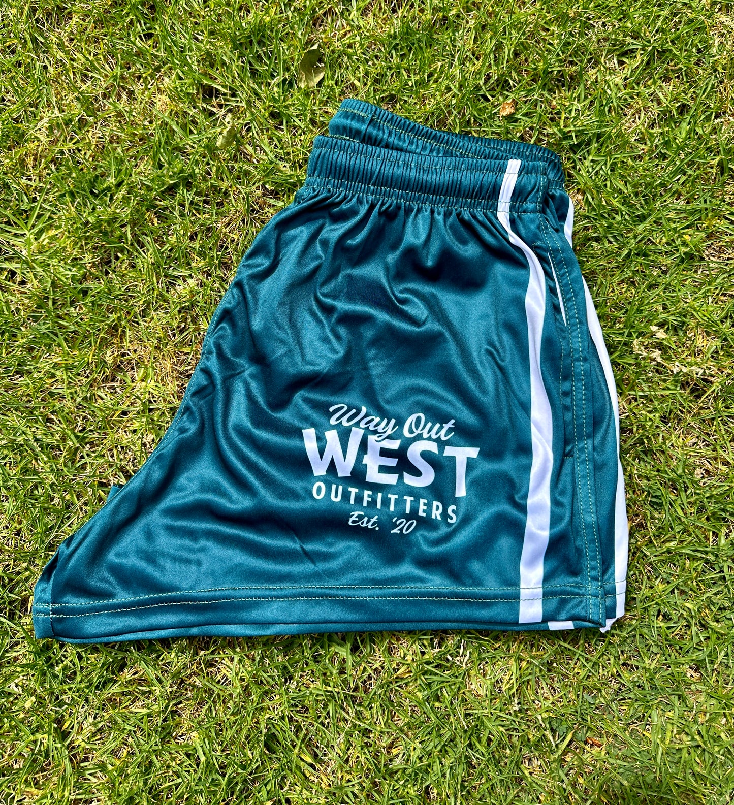 Footy Shorts - Bottle Green