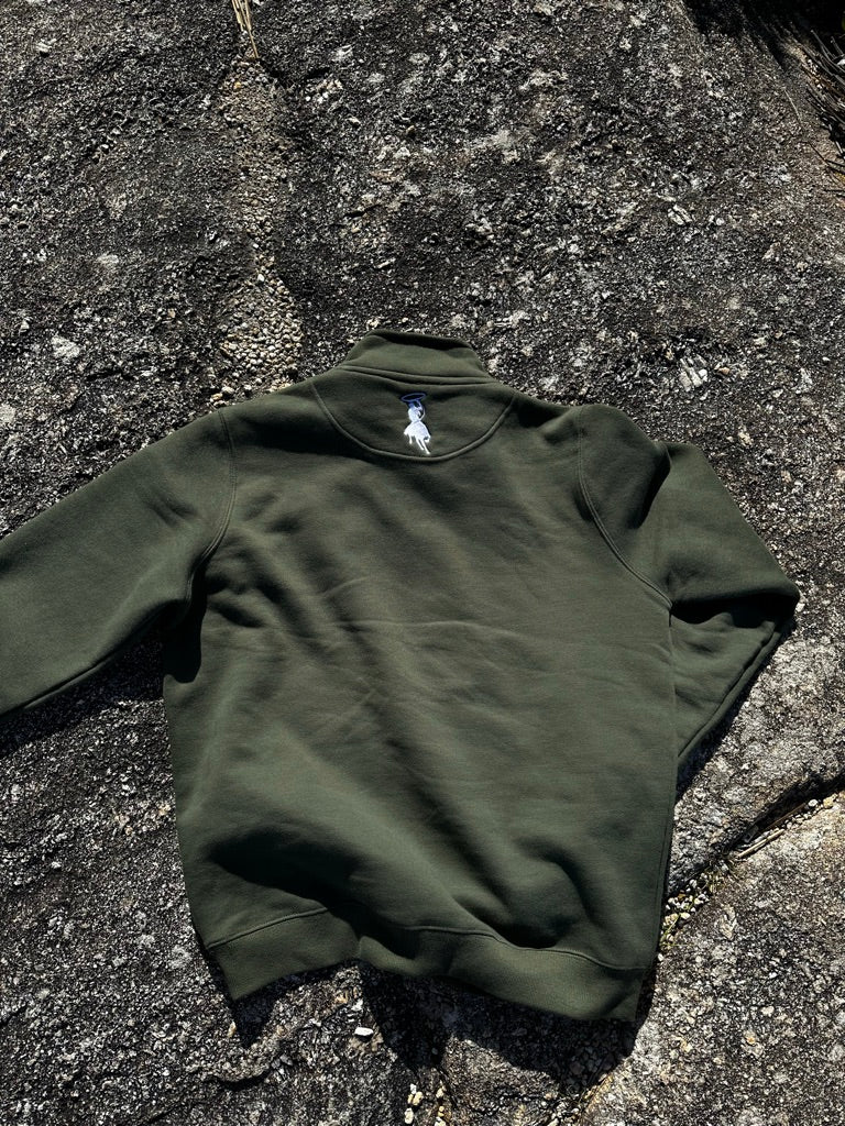 Stella Half Zip - Army Green