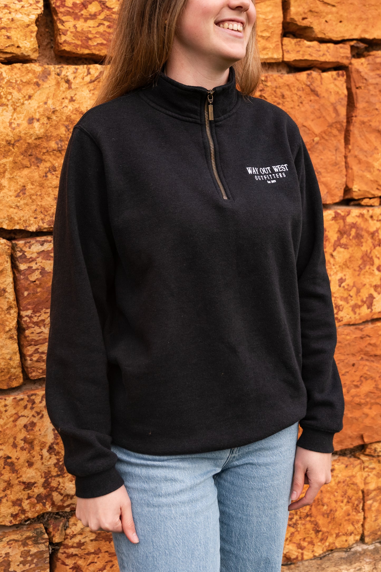 Stella Half Zip - Black