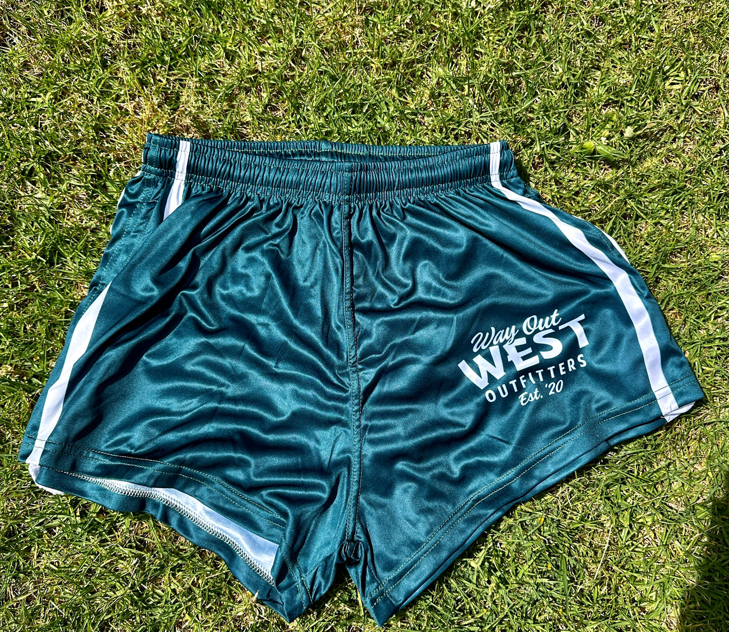Footy Shorts - Bottle Green